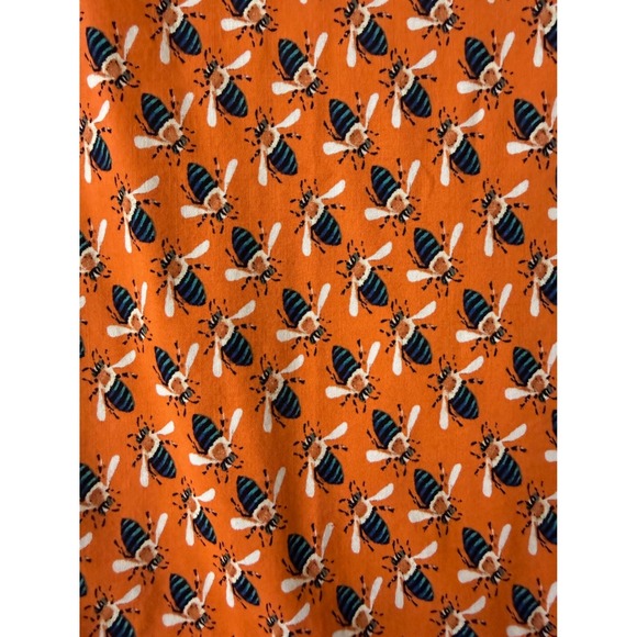 Anthropologie Maeve x Sarah Gordon Colette Bee Print Wide Leg Crop Pants Size 4 - Picture 4 of 10